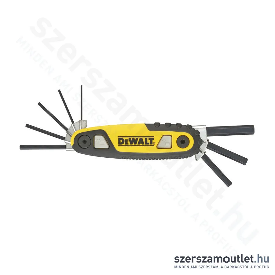 DEWALT Összecsukható imbuszkulcs zsebkészlet 1,5-8mm (DWHT0-70263)