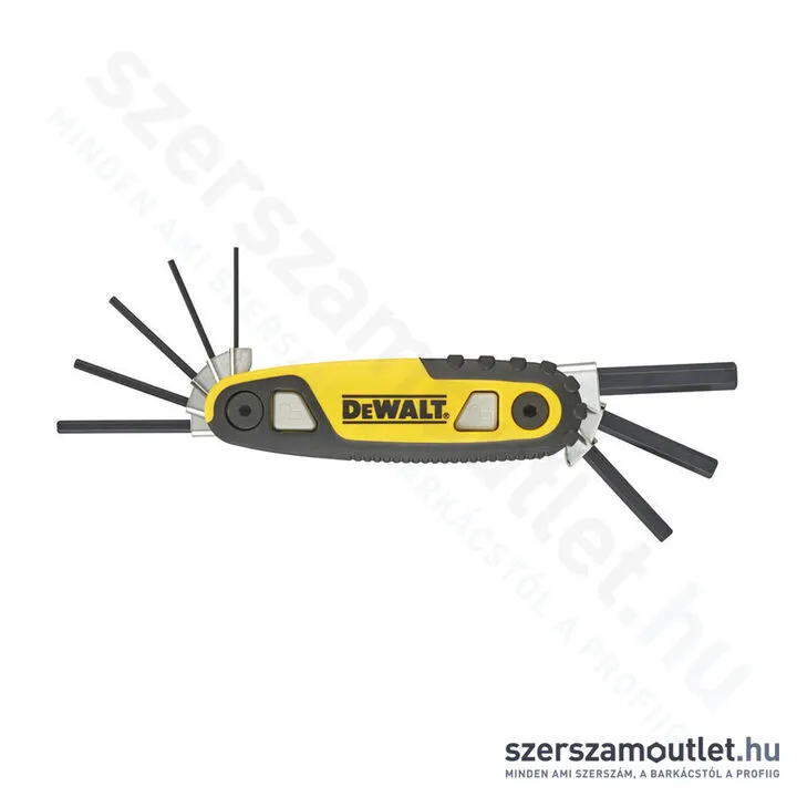 DEWALT Összecsukható imbuszkulcs zsebkészlet 1,5-8mm (DWHT0-70263)
