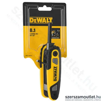 DEWALT Összecsukható imbuszkulcs zsebkészlet 1,5-8mm (DWHT0-70263)