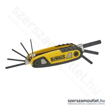 DEWALT Összecsukható imbuszkulcs zsebkészlet 1,5-8mm (DWHT0-70263)