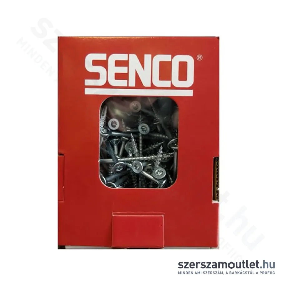 SENCO Süllyesztettfejű forgácslapcsavar, cink bevonat 200db 3,5x50/30 TX15 Részben menetes