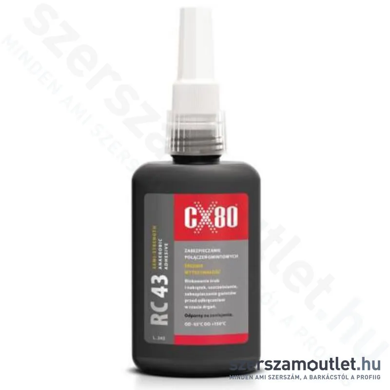 CX-80 RC-43 Oldható csavarrögzítő 50ml (CXRC4350)