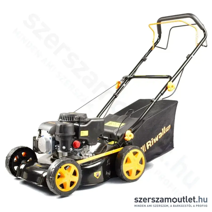 RIWALL RPM 4234 Önjáró benzinmotoros fűnyíró, 40cm, 25-75mm, 45l, 2500W