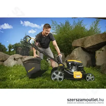RIWALL RPM 5155 V PRO Önjáró benzinmotoros fűnyíró, 51cm, 30-90mm, 65l, 4000W
