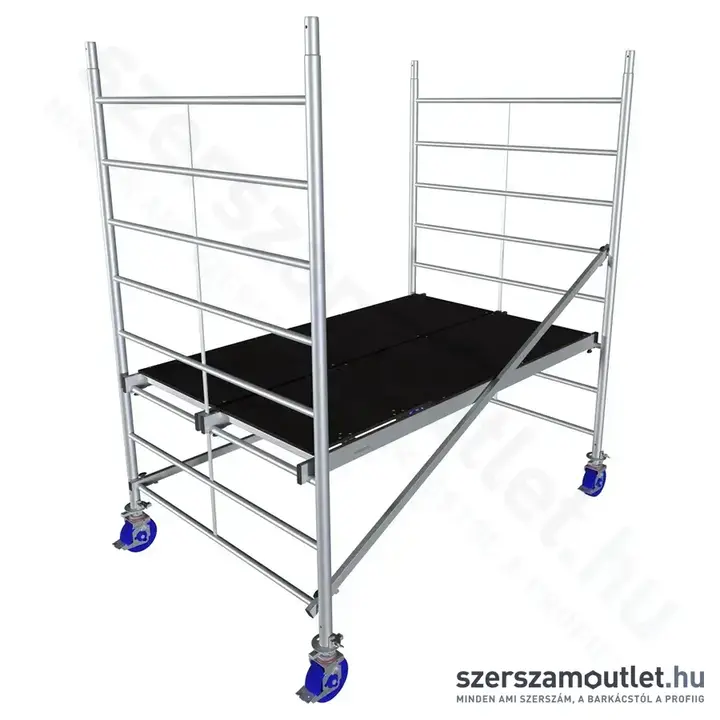 KRAUSE PROTEC XXL Alumínium gurulóállvány (széles kivitel) 2,9m (945105)