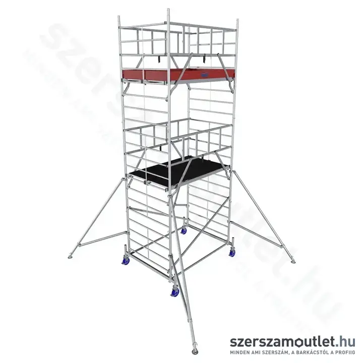 KRAUSE PROTEC XXL Alumínium gurulóállvány (széles kivitel) 6,3m (945136)