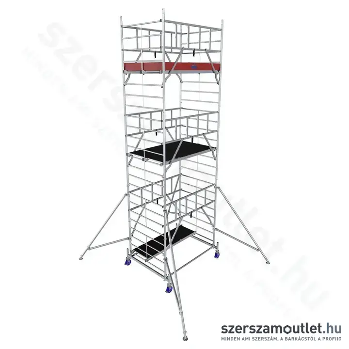 KRAUSE PROTEC XXL Alumínium gurulóállvány (széles kivitel) 7,3m (945143)