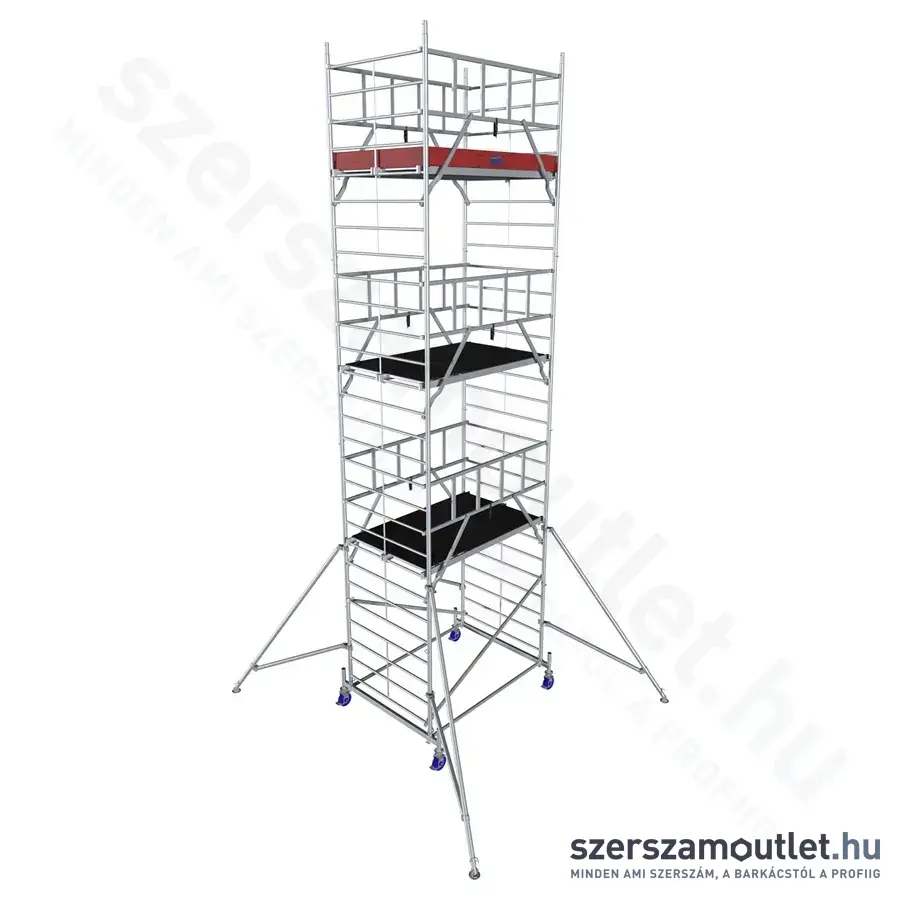 KRAUSE PROTEC XXL Alumínium gurulóállvány (széles kivitel) 8,3m (945150)