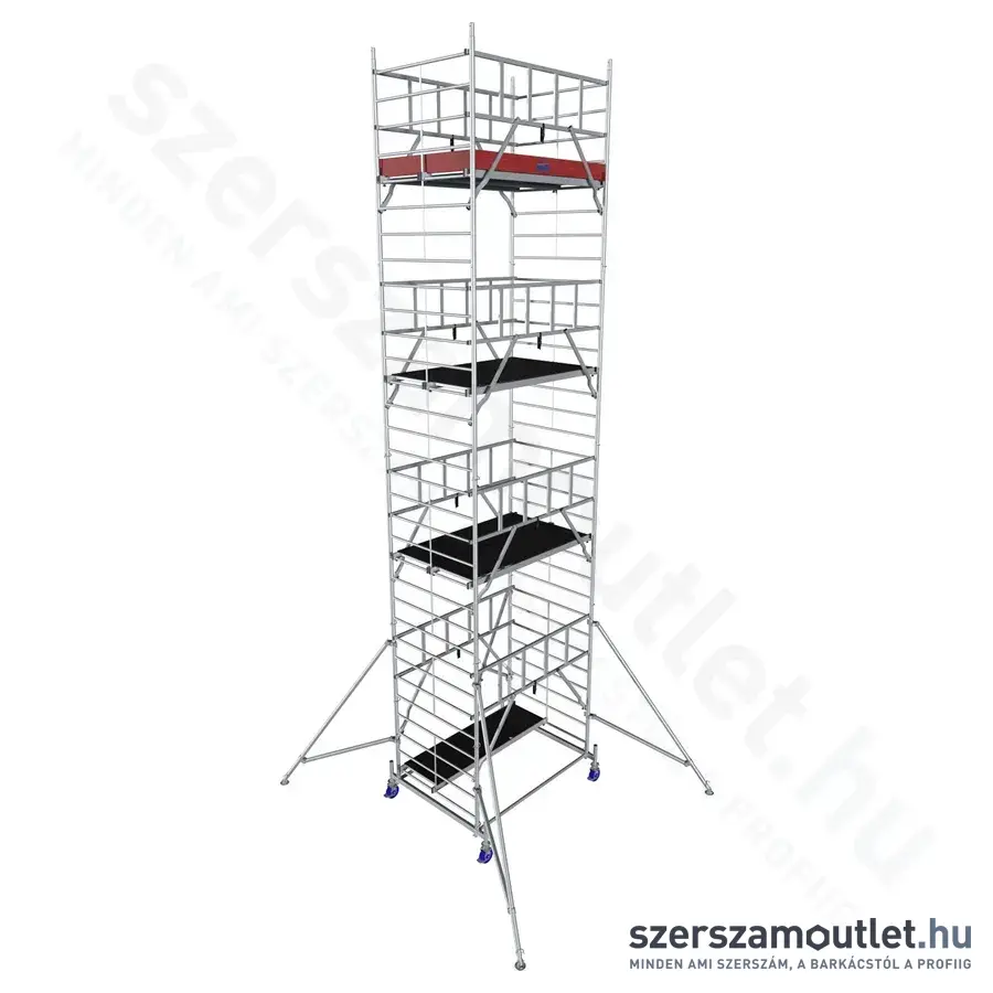KRAUSE PROTEC XXL Alumínium gurulóállvány (széles kivitel) 9,3m (945167)