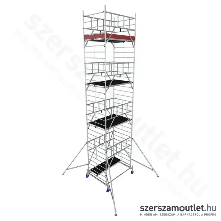 KRAUSE PROTEC XXL Alumínium gurulóállvány (széles kivitel) 9,3m (945167)