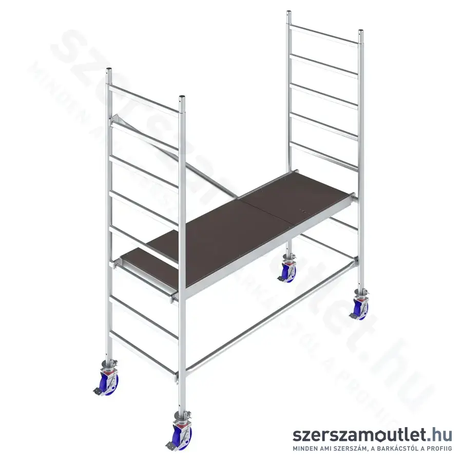 KRAUSE STABILO 10 Alumínium gurulóállvány 2,0m/3,0m (771018)