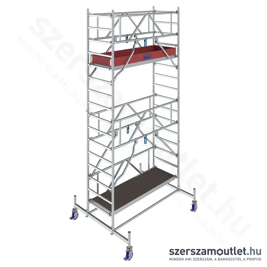 KRAUSE STABILO 10 Alumínium gurulóállvány 2,0m/5,4m (771032)