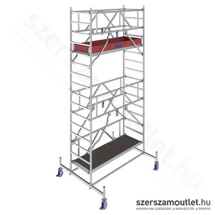 KRAUSE STABILO 10 Alumínium gurulóállvány 2,0m/5,4m (771032)