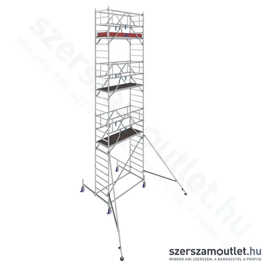 KRAUSE STABILO 10 Alumínium gurulóállvány 2,0m/8,4m (771063)