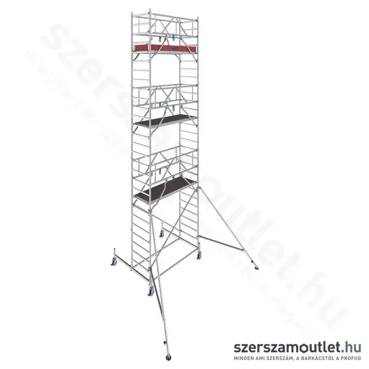 KRAUSE STABILO 10 Alumínium gurulóállvány 2,0m/8,4m (771063)