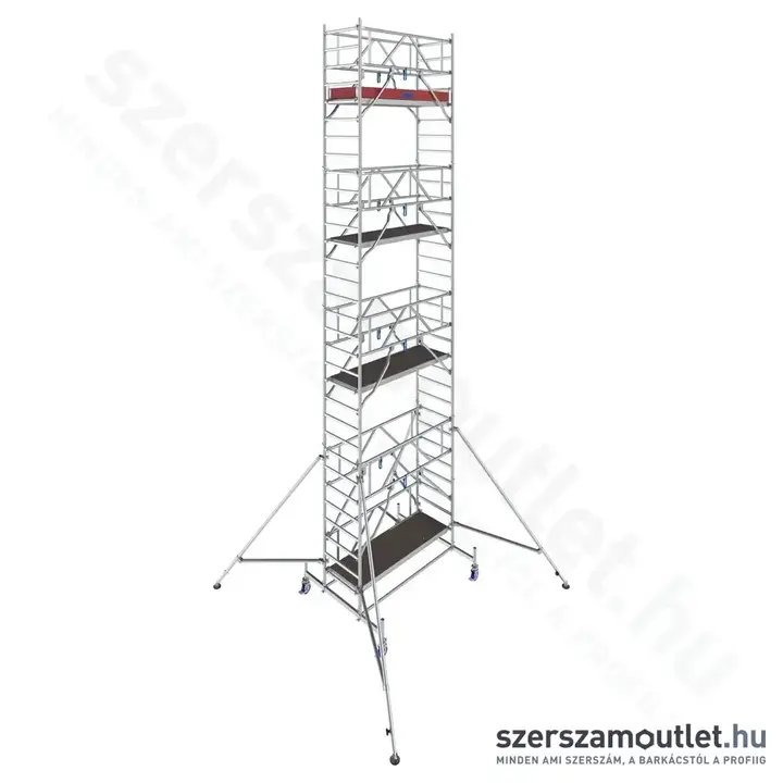 KRAUSE STABILO 10 Alumínium gurulóállvány 2,0m/9,4m (771070)