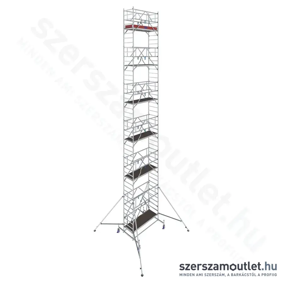 KRAUSE STABILO 10 Alumínium gurulóállvány 2,0m/13,4m (771117)