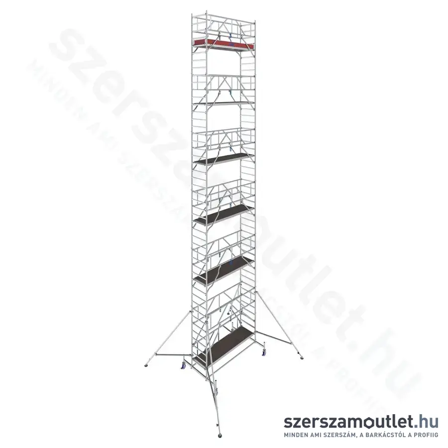 KRAUSE STABILO 10 Alumínium gurulóállvány 2,5m/13,4m (772114)
