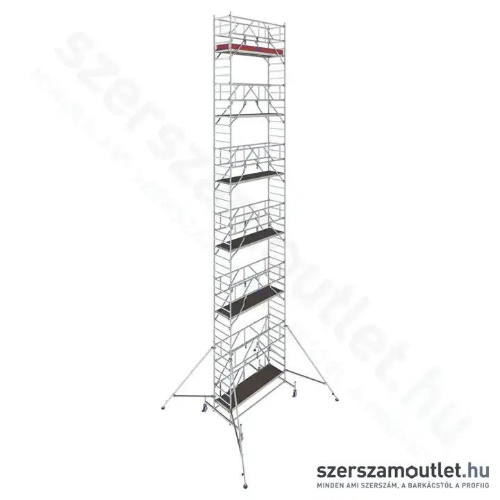 KRAUSE STABILO 10 Alumínium gurulóállvány 2,5m/13,4m (772114)