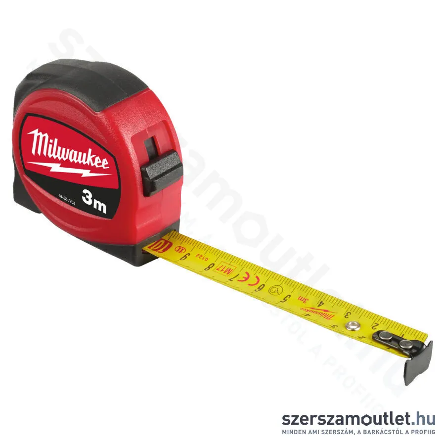 MILWAUKEE SLIMLINE Mérőszalag 3m, 16mm (48227703)