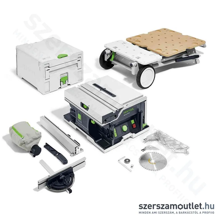 FESTOOL CSC SYS 50 EBI-Basic-Set Akkus asztali körfűrész