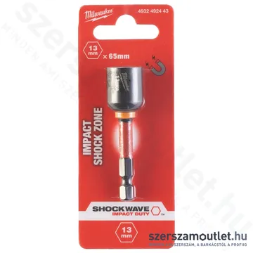 MILWAUKEE SHOCKWAVE™ Bitbefogású mágneses dugókulcs HEX13x65mm