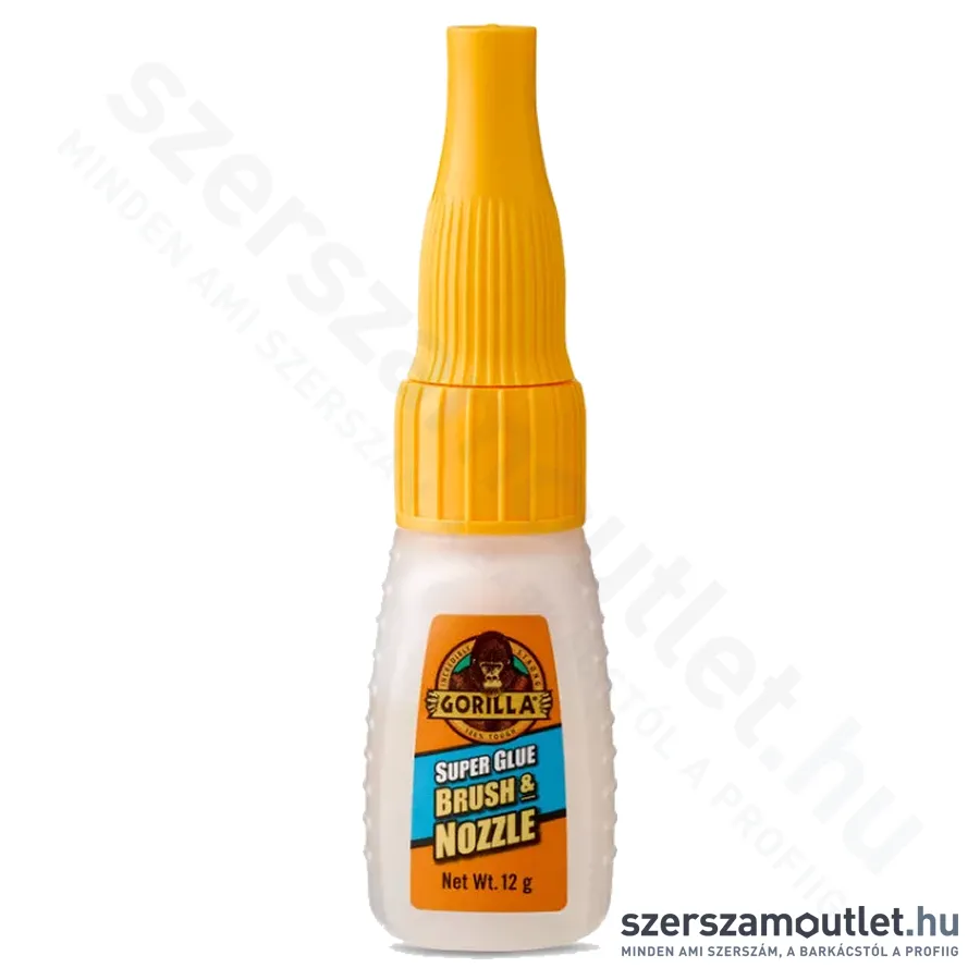 GORILLA SUPER GLUE BRUSH&NOZZLE Ecsetes pillanatragasztó 12g (4044500)