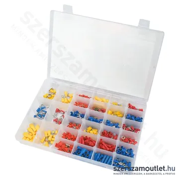 YATO Elektromos csatlakozó készlet sárgarézből és PVC-ből 600db-os (YT-068913)