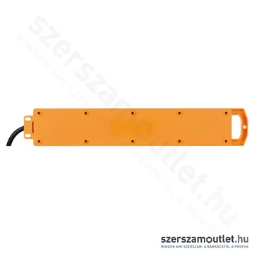 BRENNENSTUHL SL544D 5-ös elosztó kapcsolóval 2m IP54 (H07RN-F 3G1,5) (Narancs) (1159900205)