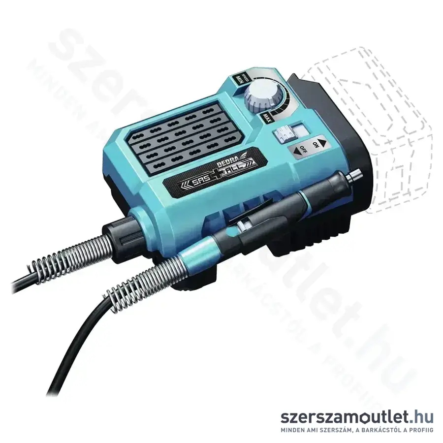 DEDRA SAS+ALL Akkus mini csiszológép (18V) (Akku és töltő nélkül!) (DED6903)