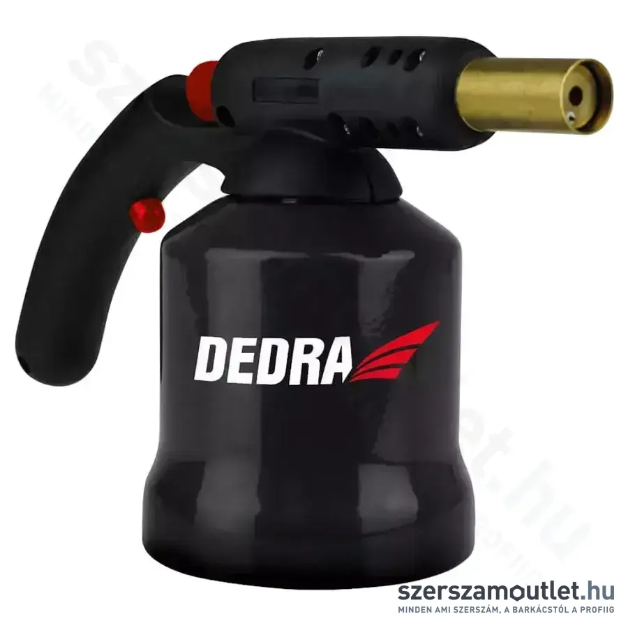 DEDRA Forrasztólámpa PIEZO gyújtással - Fémházas 1200°C