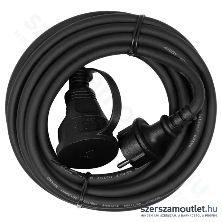 YATO Hosszabító lengőkábel gumiszigetelt 5m, 3x1,5mm2 (YT-81121)