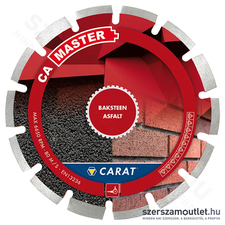 HIKOKI CARAT Master Gyémánttárcsa aszfalthoz 300x25,4x10mm