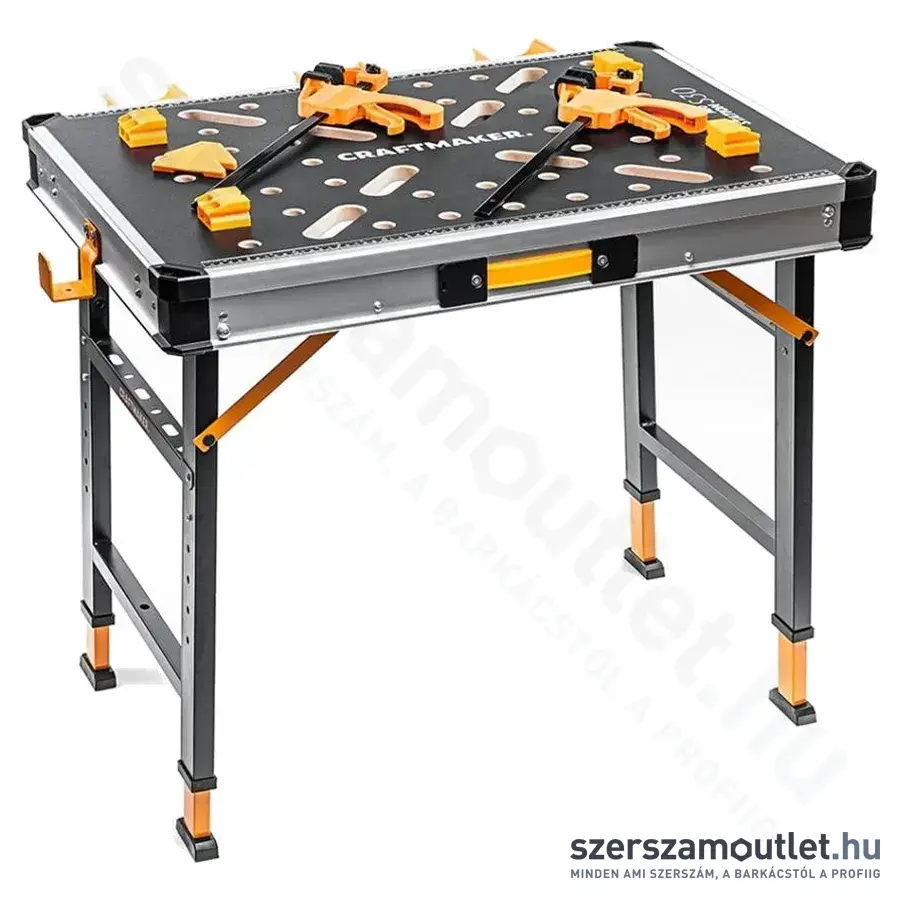 CRAFTMAKER Pro-Station S30 összecsukható munkaasztal 74-90cm 450kg (694720CRAFTMAKER)