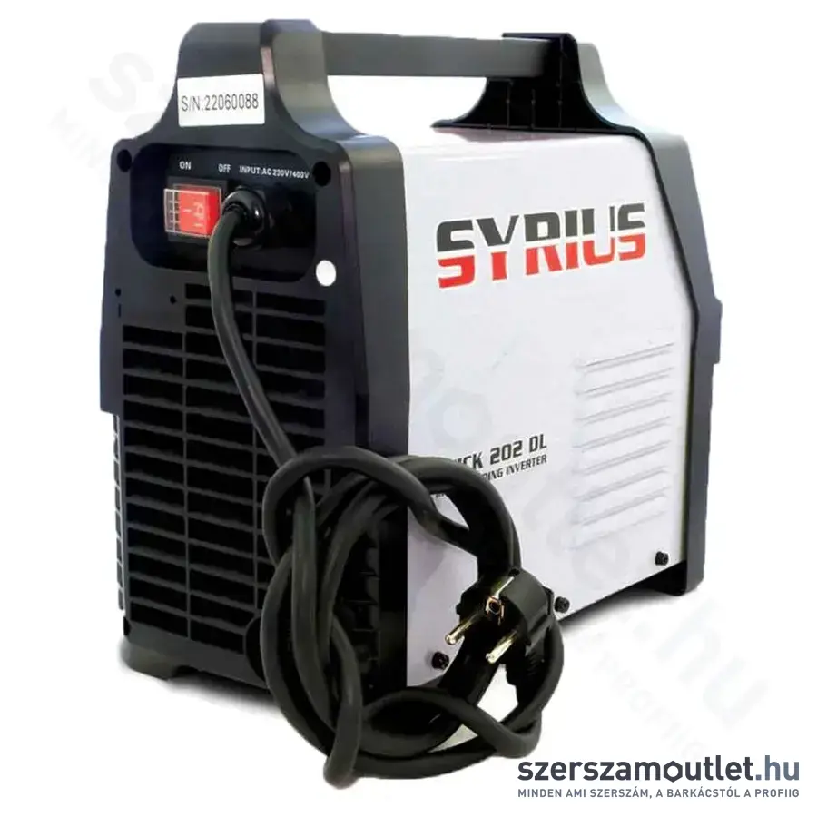 SYRIUS STICK 202 DL Hegesztőinverter MMA/LIFT-TIG, 230V/400V/200A/250A (MMA5.0)
