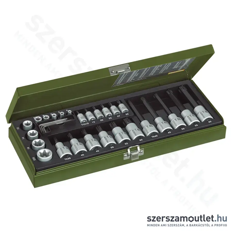 PROXXON Torx dugókulcs készlet 1/4