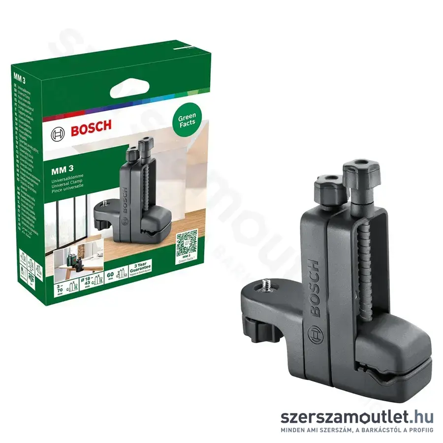 BOSCH MM 3 Állvány lézeres szintezőeszközökhöz 1/4", 50-118cm (0603692301)