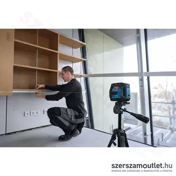 BOSCH GLL 20-22 G Professional Vonallézer zöld, 500-540Nm, 20m, IP65, 1/4", 3,7V (0601065600)