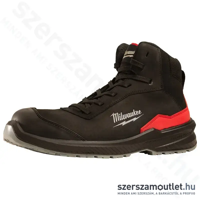 MILWAUKEE FLEXTRED S3S Munkavédelmi bőr magasszárú cipő 42-es (1M110133) (4932493733)