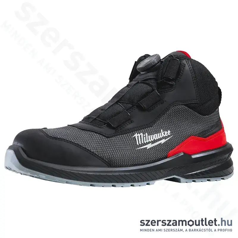MILWAUKEE FLEXTRED S1PS Munkavédelmi magasszárú cipő BOA fűzővel 44-es (B1M110133)