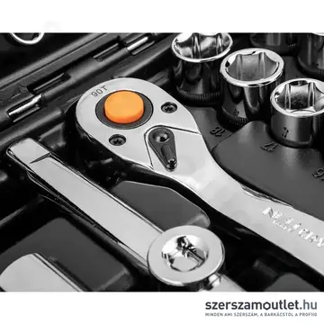 NEO TOOLS Dugókulcs -és szerszámkészlet 1/4"-1/2", 82db-os