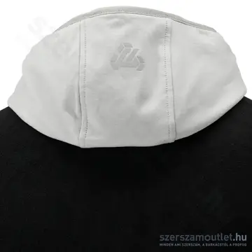 YATO Polár pulóver, kapucnis, cipzáras, XL-es (Fekete/Fehér)