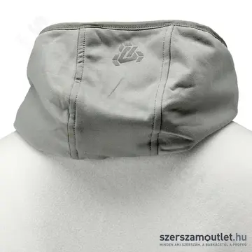 YATO Polár pulóver, kapucnis, cipzáras, XL-es (Fehér/Szürke)