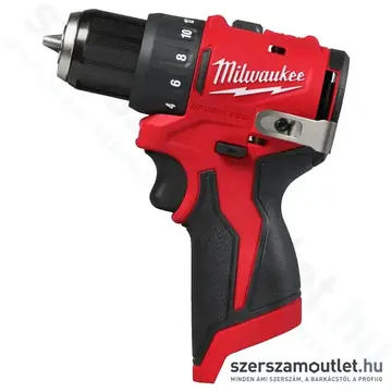 MILWAUKEE M12 BLDDRC-0 Akkus fúró-csavarbehajtó (12V) (Akku és töltő nélkül!)
