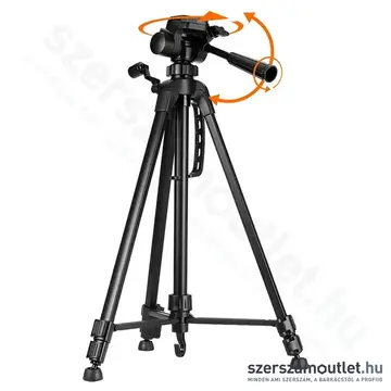 NEO TOOLS Háromlábú állvány lézeres készülékekhez, teleszkópos, 1/4", 55-150cm
