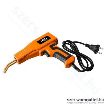 NEO TOOLS Műanyag forrasztó/hegesztő pisztoly készlet 50W/230V + kapocs 200db