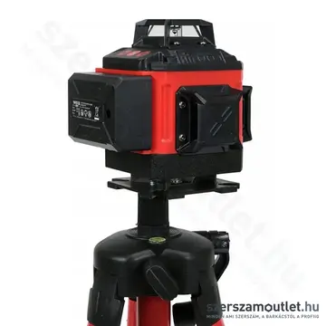 YATO 4D Vonallézer 1/4", zöld, IP52, 520-530nm, 25m (2x2,4Ah/3,7V) + állvány 1m