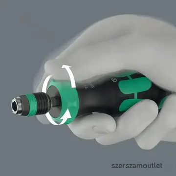 WERA Kraftform Kompakt 60 RA-R 1 Hosszított, racsnis bitkészlet markolattal, PH/PZ/TX/HX/SL, 17db-os