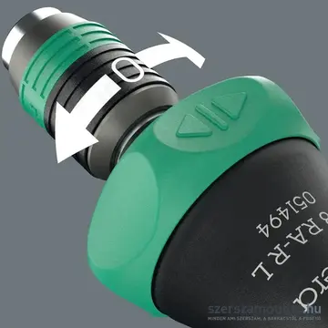 WERA Kraftform Kompakt 60 RA-R 1 Hosszított, racsnis bitkészlet markolattal, PH/PZ/TX/HX/SL, 17db-os