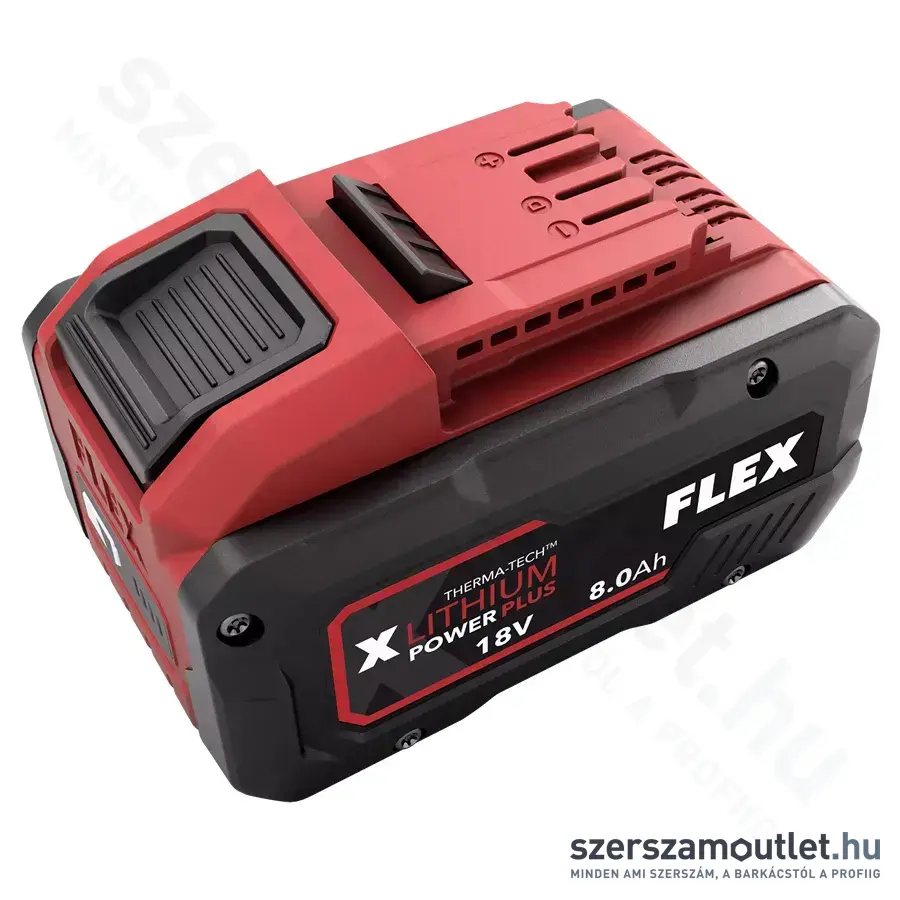 FLEX X Lithium POWER PLUS Akkumulátor (8,0Ah/18V)